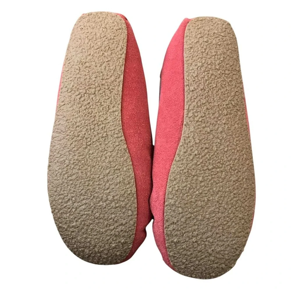 Minnetonka Cassie Moccasin‎ Slippers Kids 4 Pink Boho Mermaid Scales cottagecore